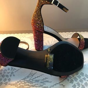 INC Lexini Pink Black Ombré Rhinestone Heels Pump